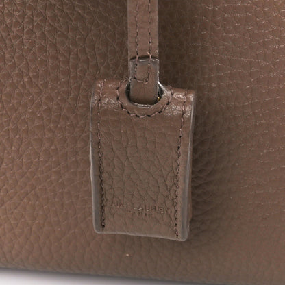 Saint Laurent Grained Calfskin Nano Sac De Jour Poudre Taupe 8 of 16