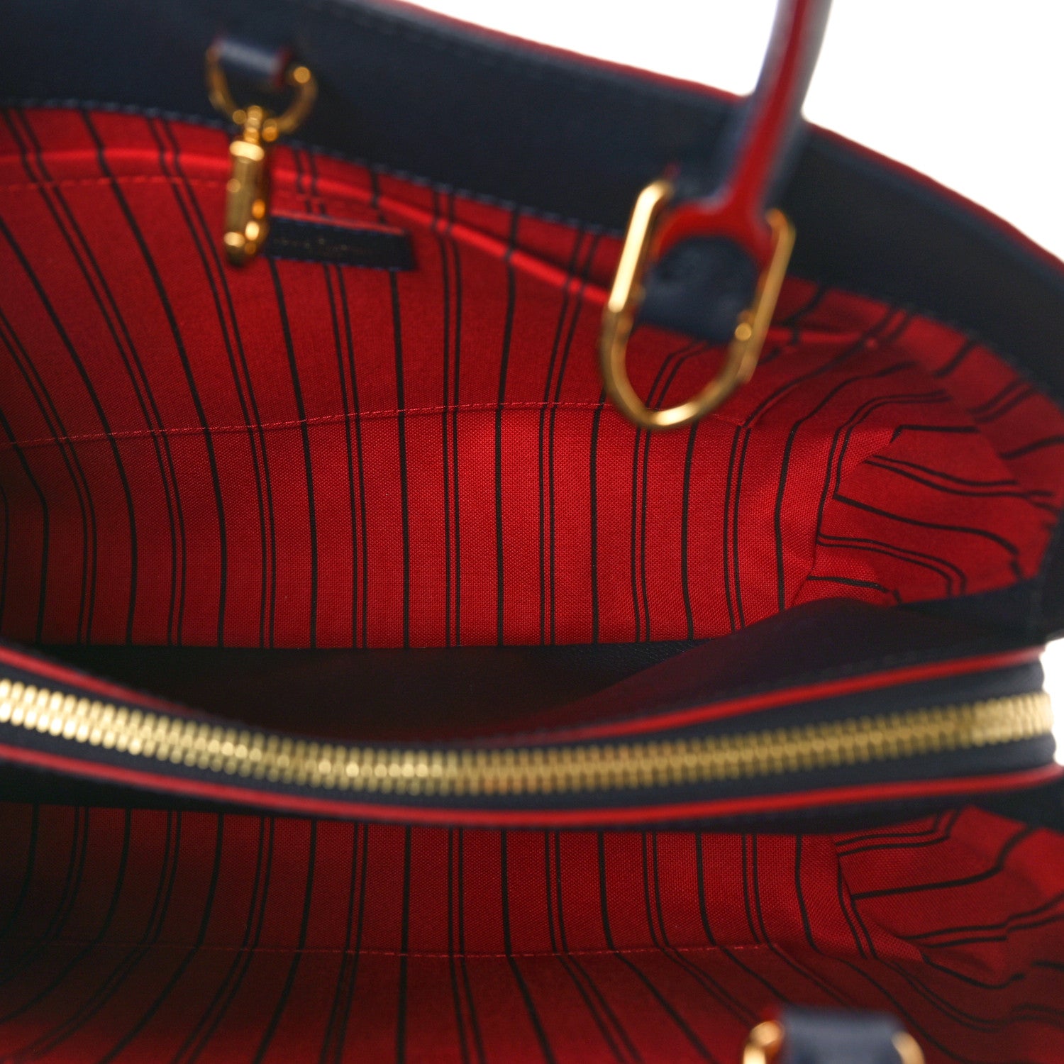 Louis Vuitton Empreinte Montaigne MM Marine Rouge 5 of 9