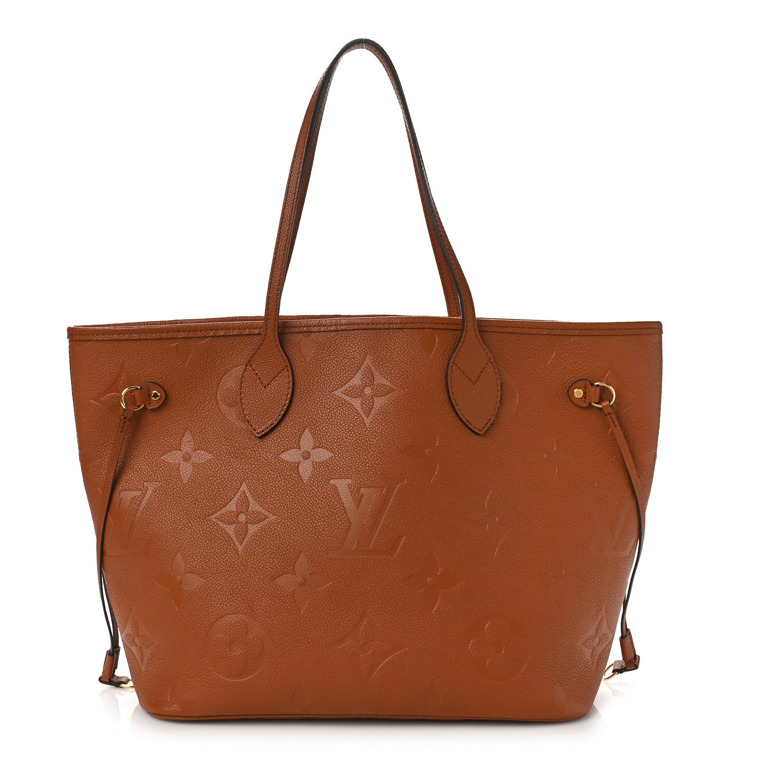 Louis Vuitton Empreinte Monogram Giant Neverfull MM Cognac 2 of 10