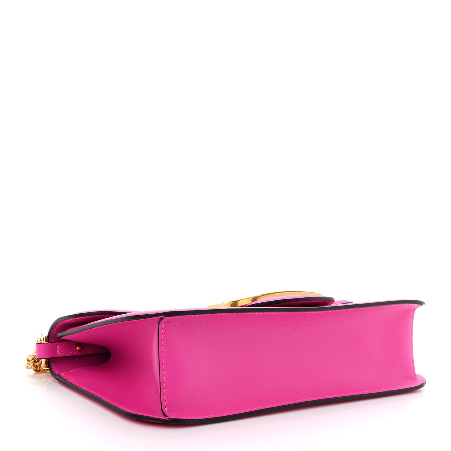 Calfskin Vlogo Loco Shoulder Bag Pink PP