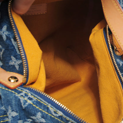 Louis Vuitton Denim Baggy GM Blue 6 of 7