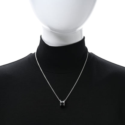 Bulgari Sterling Silver Ceramic Save The Children Pendant Necklace 2 of 5