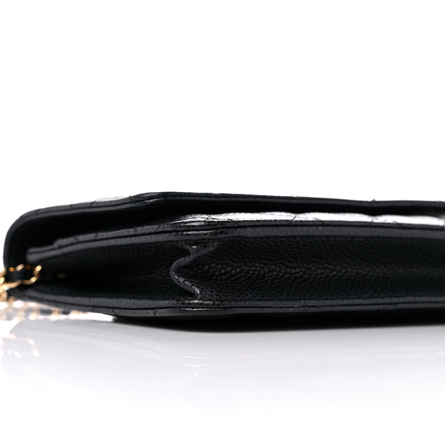 Chanel Caviar Quilted Wallet On Chain WOC Black 9 of 15