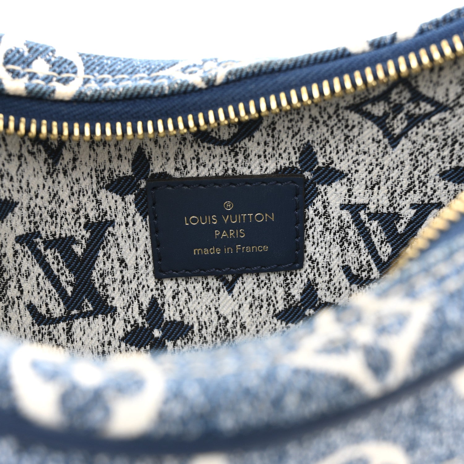 Louis Vuitton Monogram Jacquard Denim Loop Bleu 1850525 – FASHIONPHILE