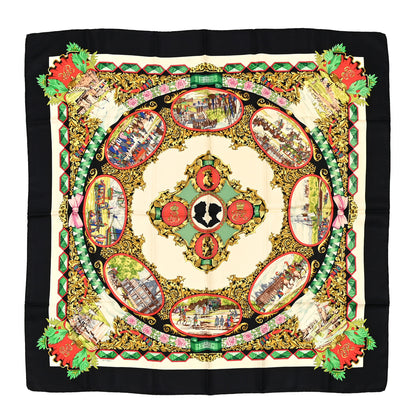 Hermes Silk L'entente Cordiale Scarf 90 1 of 4