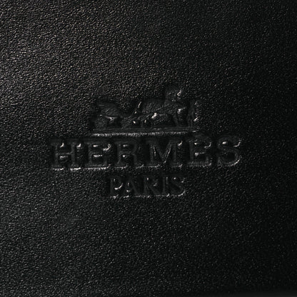 Hermes Goatskin Auteuil Sandals 37 Black 8 of 12