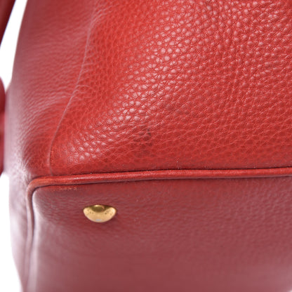 Prada Vitello Daino Tote Rosso 19 of 19
