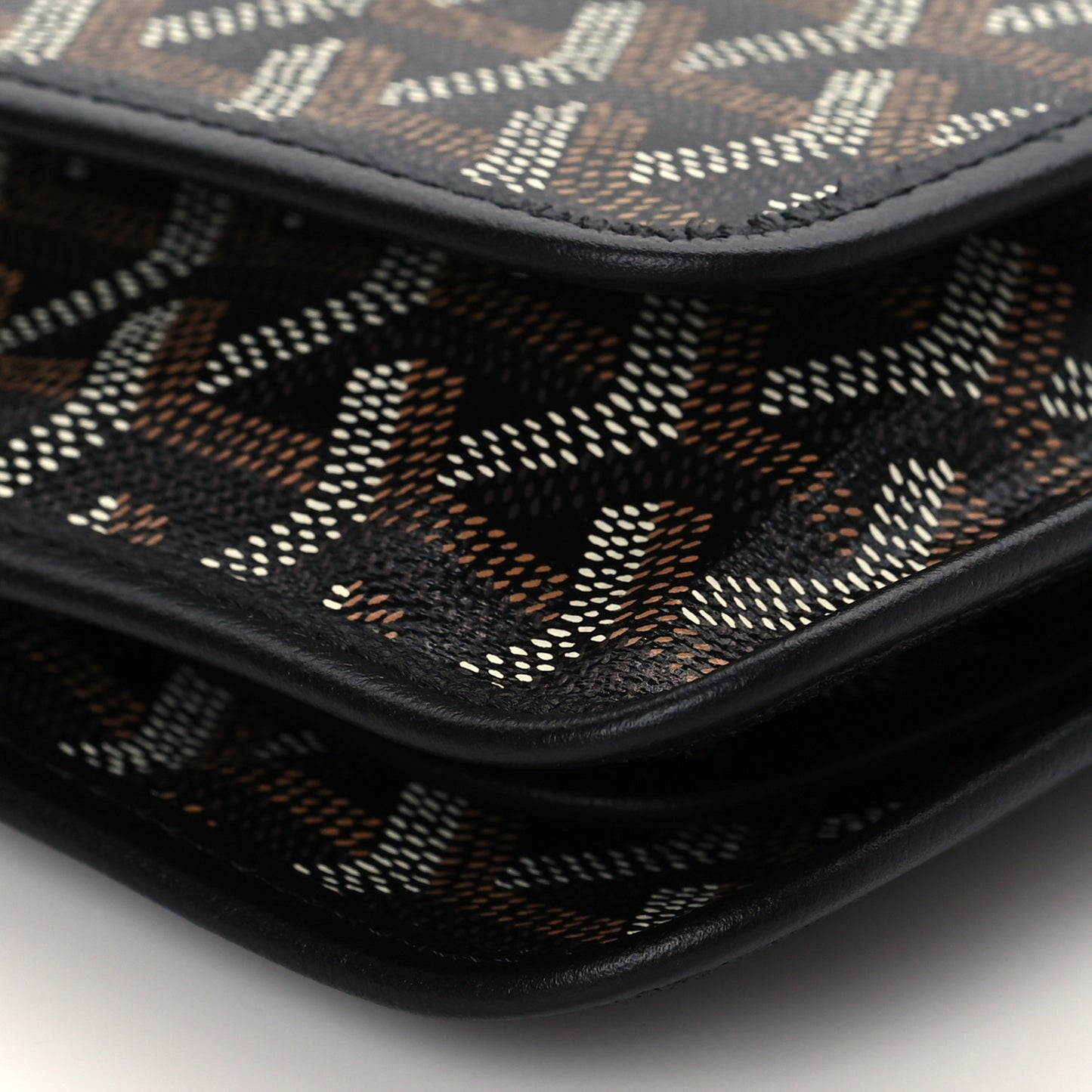Goyardine Plumet Wallet Clutch Black