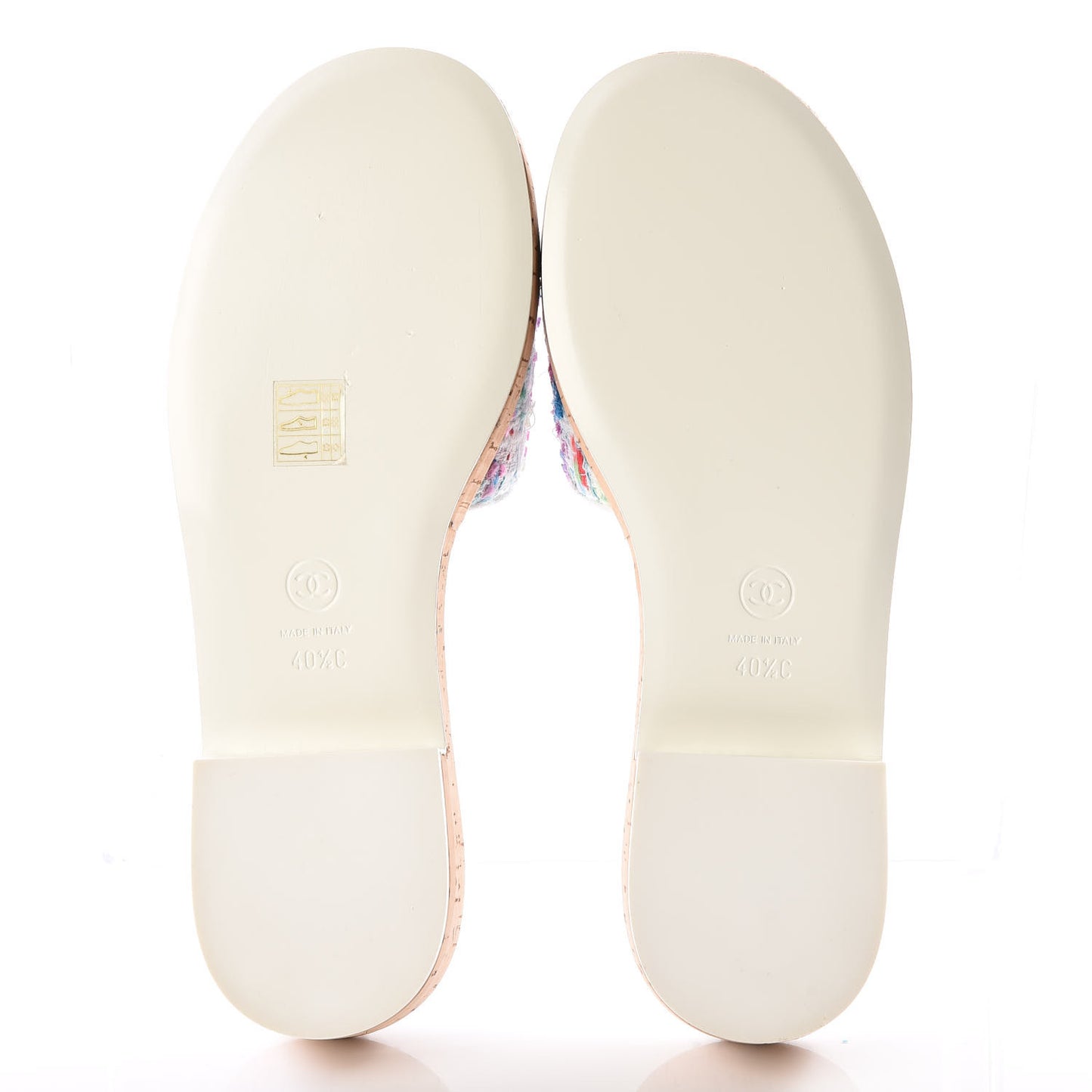Tweed Logo Mules 40.5 Multicolor