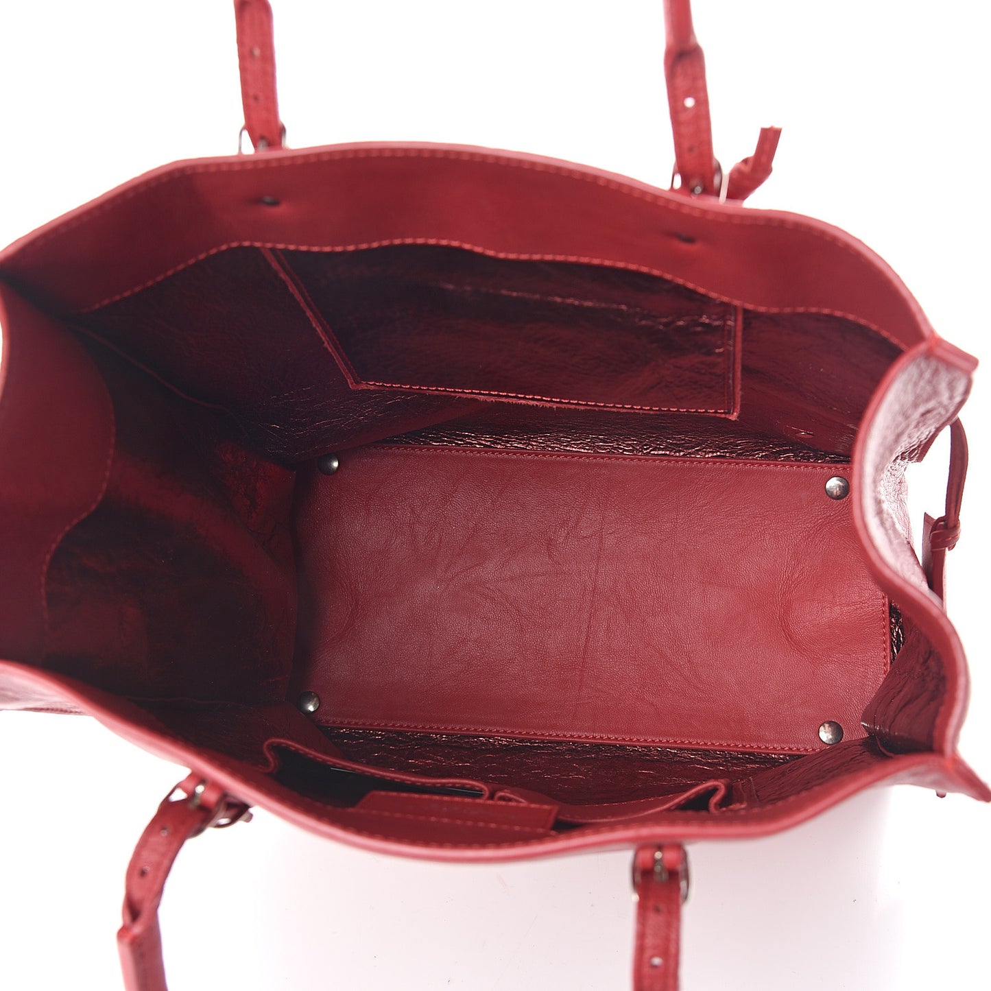 Veau Papier A5 Tote Rouge Grenade