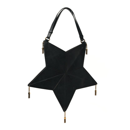 Saint Laurent Calfskin Astro Star Shoulder Bag Black 3 of 10
