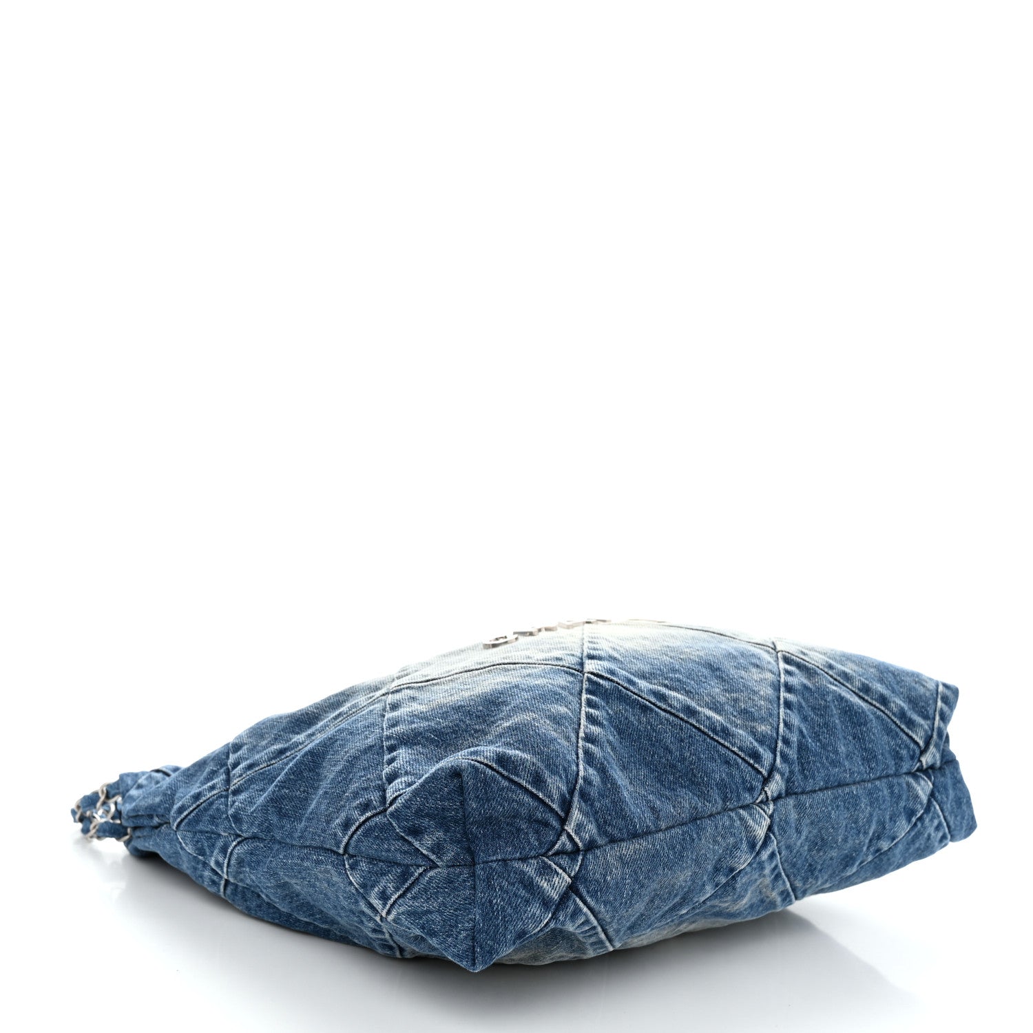 Chanel Denim Quilted Small Chanel 22 Blue 5 of 11