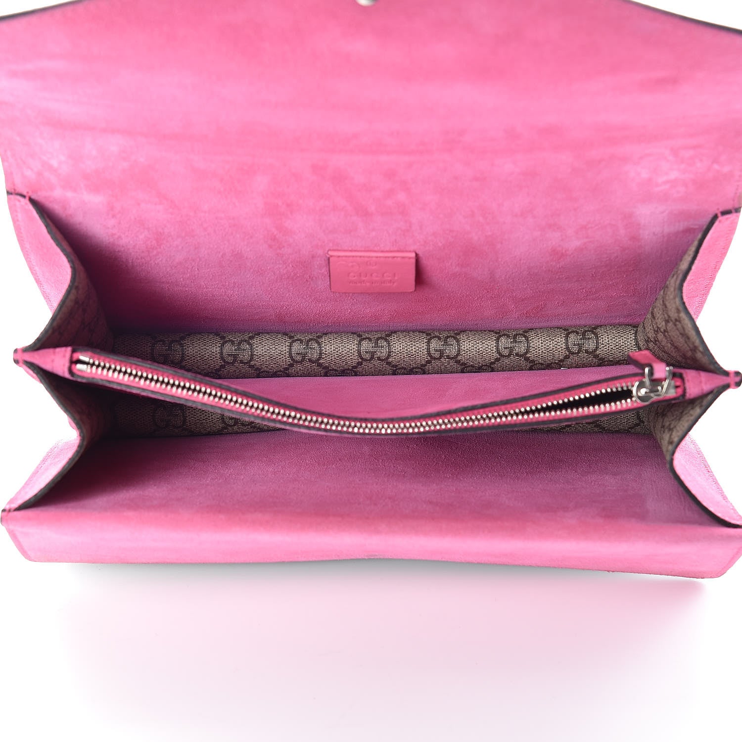 Gucci GG Supreme Monogram Small Dionysus Shoulder Bag Pink 8 of 14