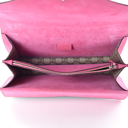 Gucci GG Supreme Monogram Small Dionysus Shoulder Bag Pink 8 of 14