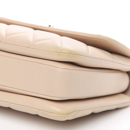 Chanel Lambskin Quilted Small Trendy CC Dual Handle Flap Bag Beige 9 of 11