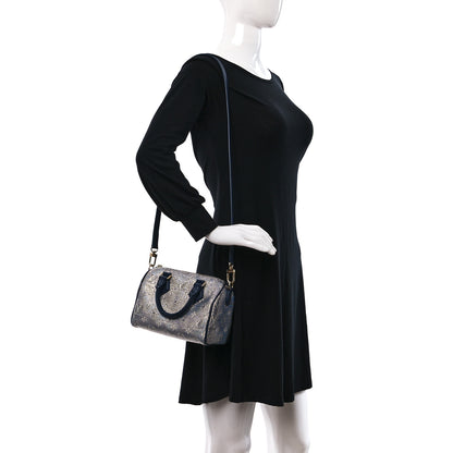Louis Vuitton Monoglam Speedy Bandouliere 20 Blue 2 of 9