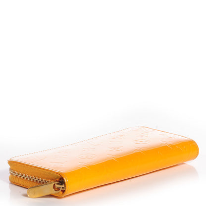 Louis Vuitton Vernis Zippy Wallet Jaune Passion 4 of 7