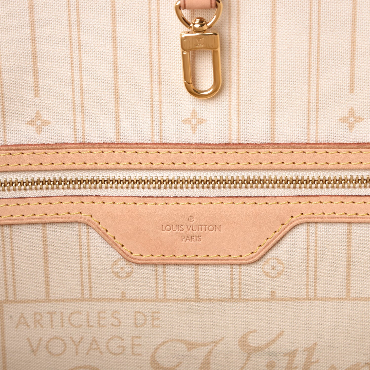 Louis Vuitton Damier Azur Neverfull MM 6 of 11