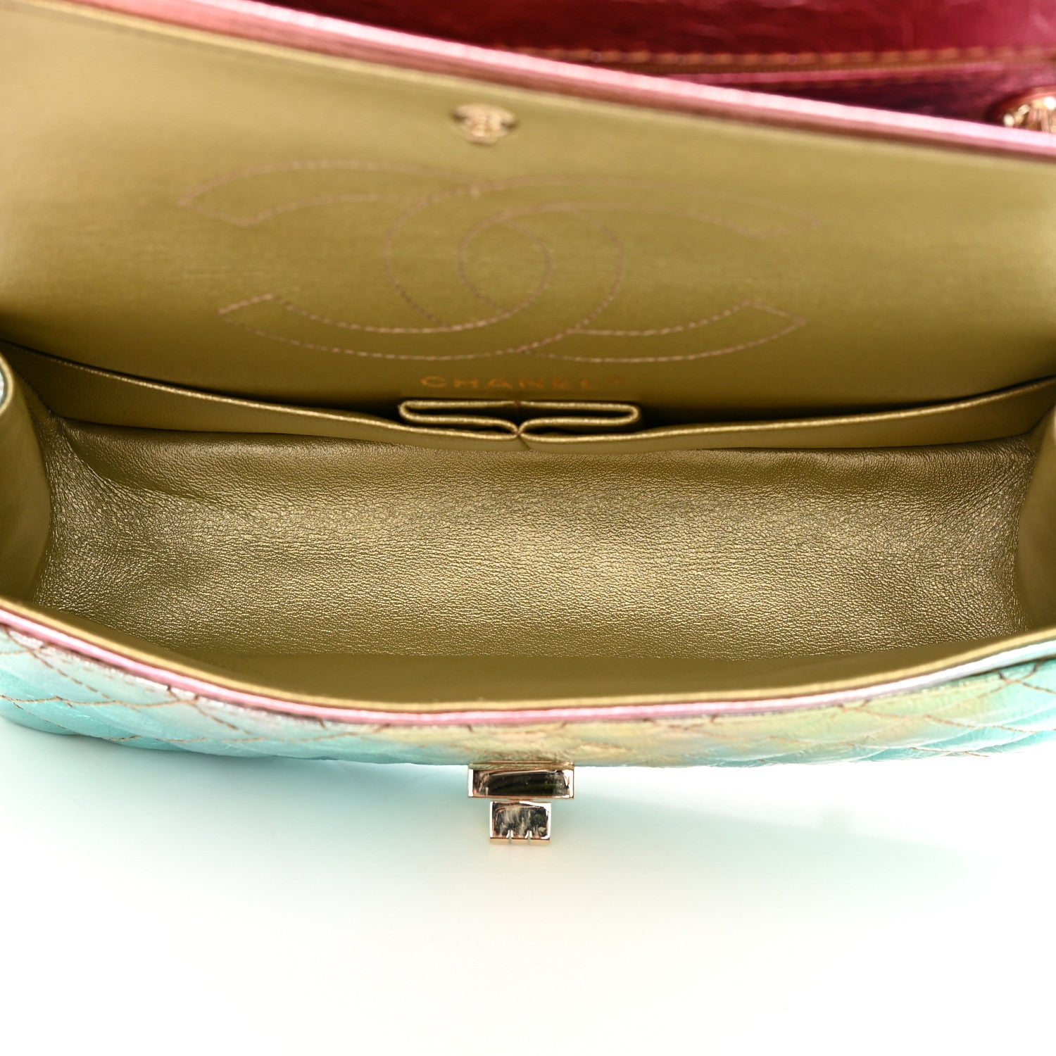 Chanel Metallic Goatskin Quilted 2.55 Reissue 225 Flap Multicolor 5 of 12