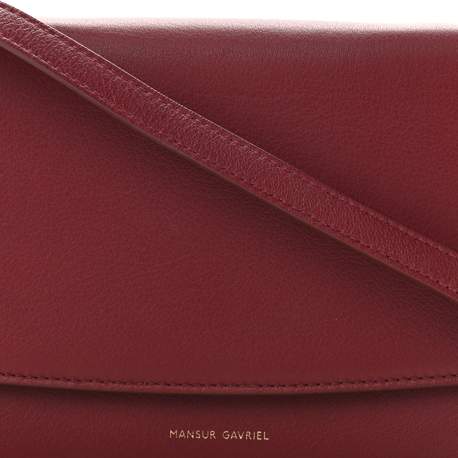 Mansur Gavriel Calfskin Crossbody Wallet Claret 7 of 9