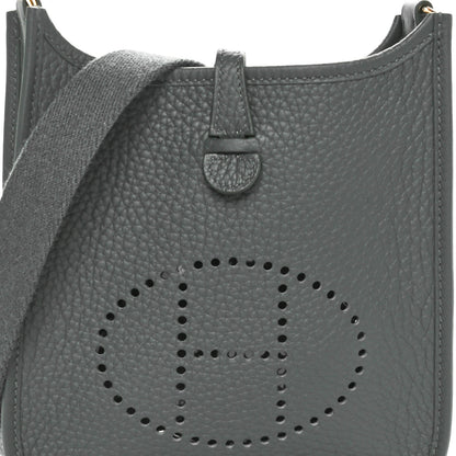 Hermes Taurillon Clemence Amazone Evelyne TPM Vert Mangrove 8 of 11