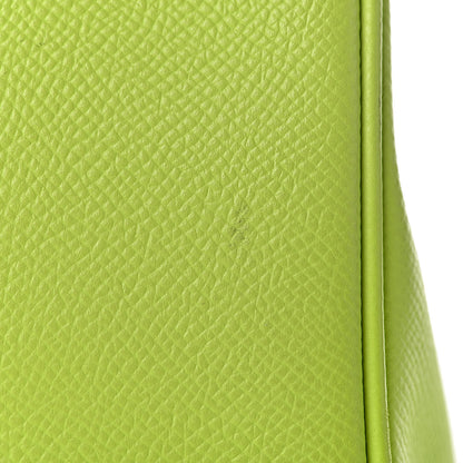 Hermes Epsom Candy Birkin 35 Kiwi Lichen 28 of 41