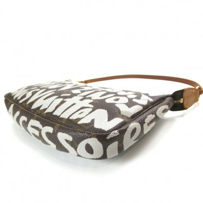 Louis Vuitton Monogram Graffiti Pochette Accessories Silver 5 of 9
