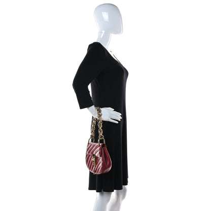 Chloe Calfskin Quilted Mini Drew Bijou Shoulder Bag Red 2 of 22