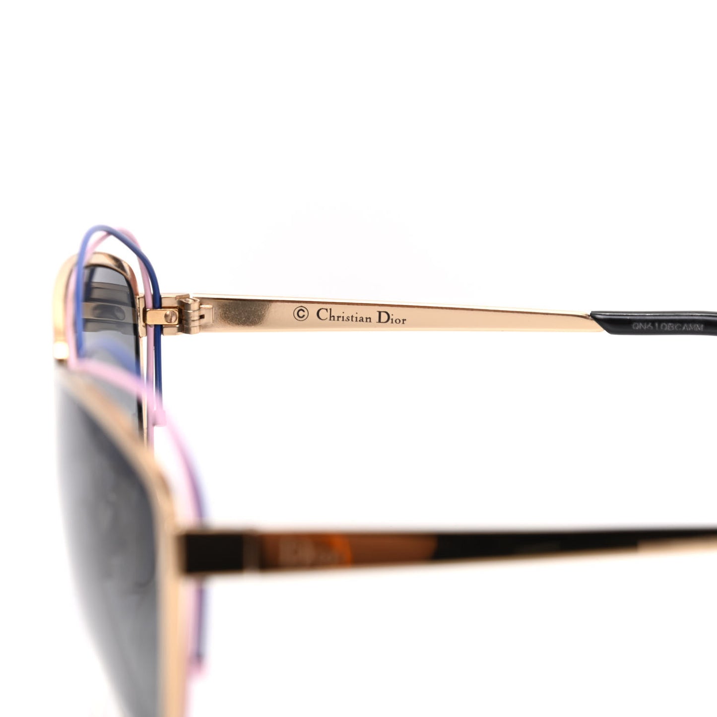 Metal Dior Songe Sunglasses Pink Blue