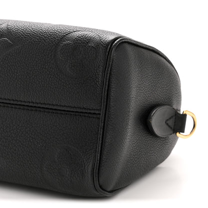 Louis Vuitton Empreinte Monogram Giant Speedy Bandouliere 20 Black 9 of 12