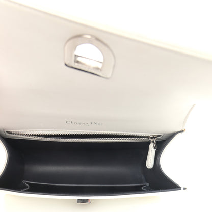 Christian Dior Patent Micro-Cannage Small Diorama Flap Bag White 5 of 16