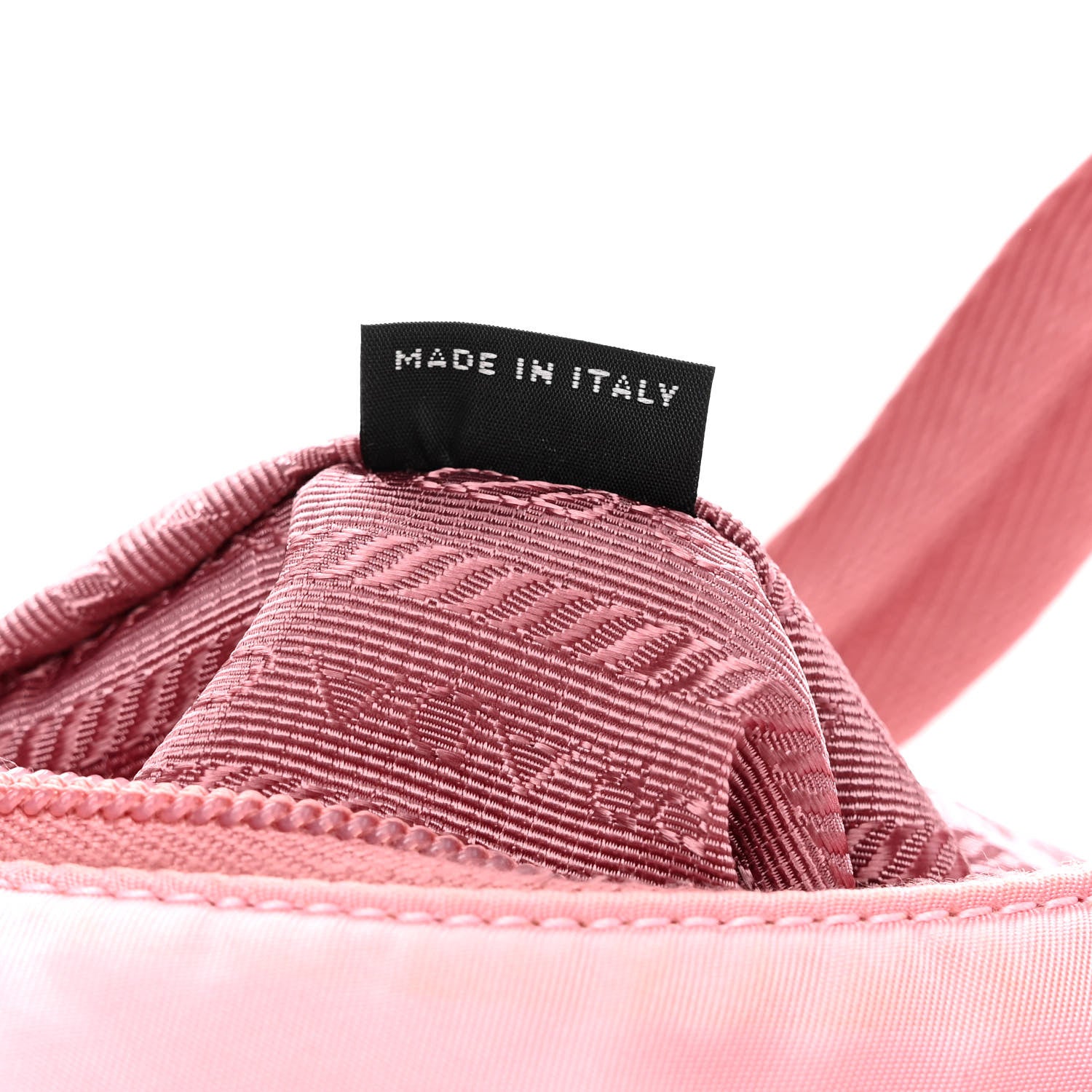 Prada Tessuto Nylon Saffiano Mini Re-Edition 2000 Bag Rosa 7 of 12