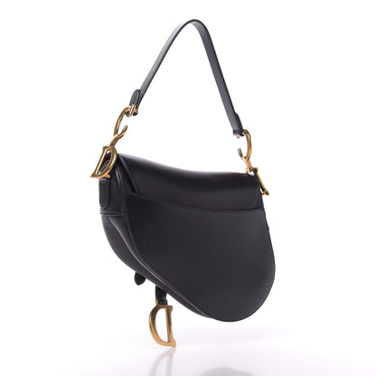 Christian Dior Calfskin Saddle Bag Black 3 of 10