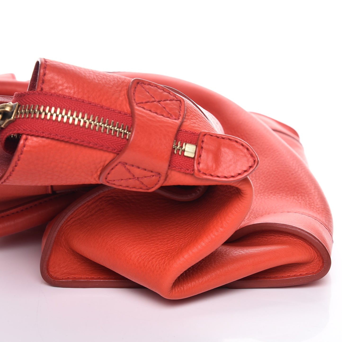 Calfskin Mini Luggage Vermillion