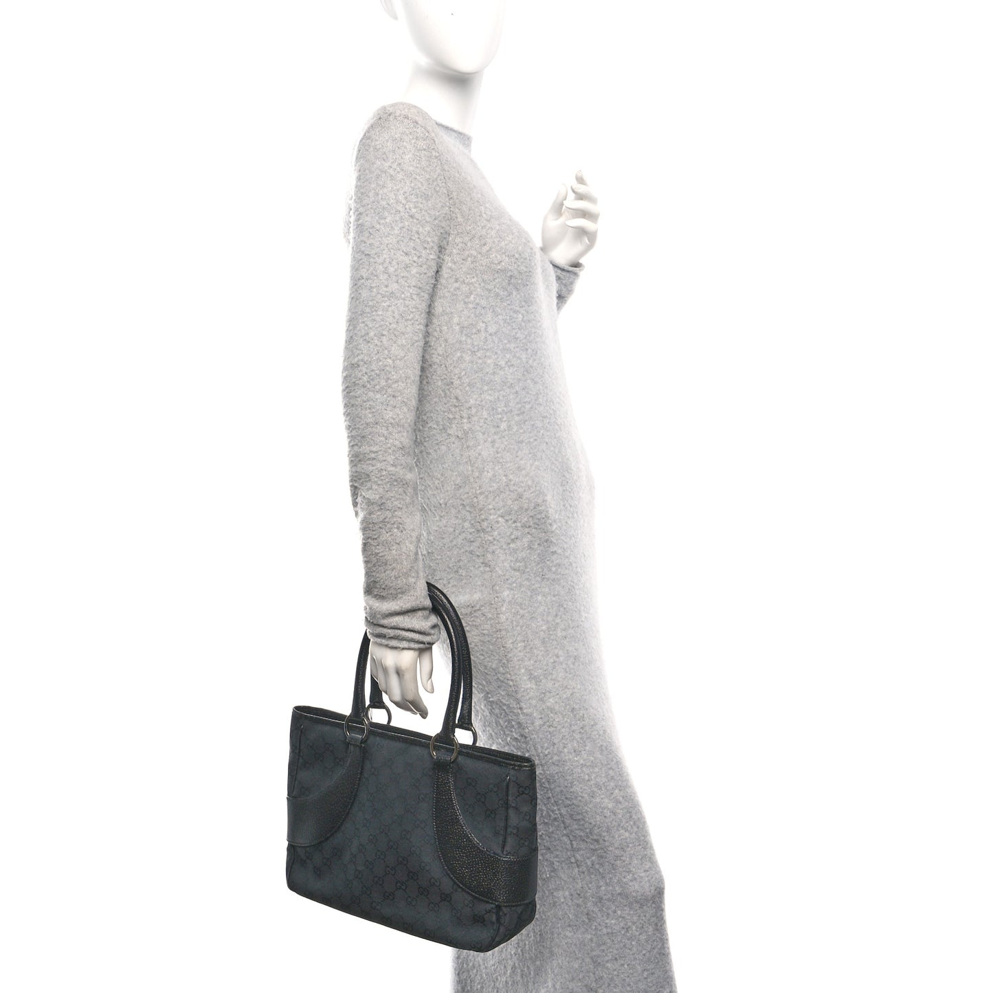 Monogram Shoulder Bag Black