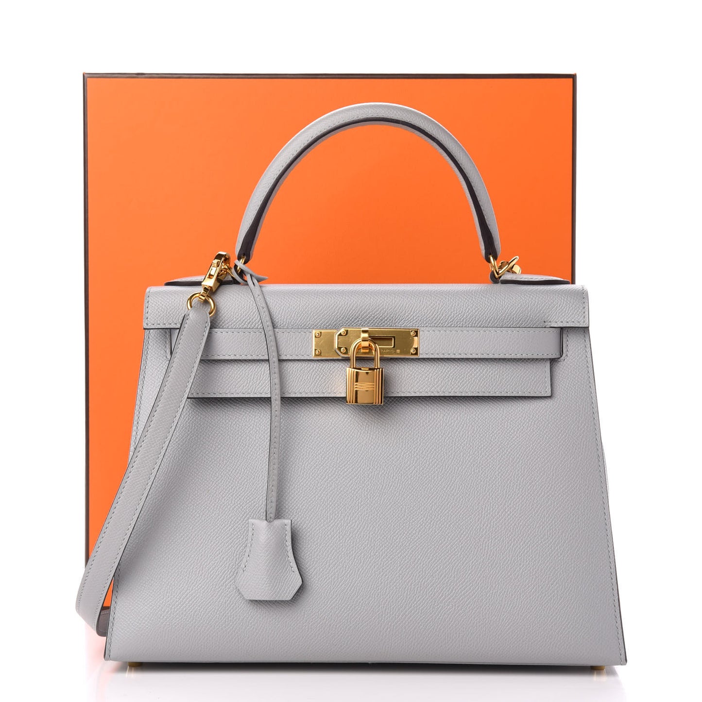 Epsom Kelly Sellier 28 Bleu Glacier
