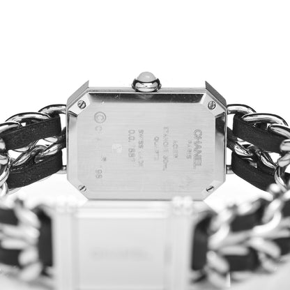 Chanel Stainless Steel Lambskin Mother of Pearl 20mm Chain Premiere Quartz Watch 5 of 6