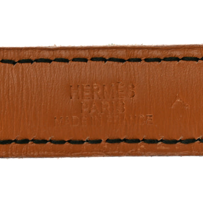 Hermes Shiny Crocodile Porosus 18mm Etriviere Belt 70 28 Vert Emeraude 7 of 16