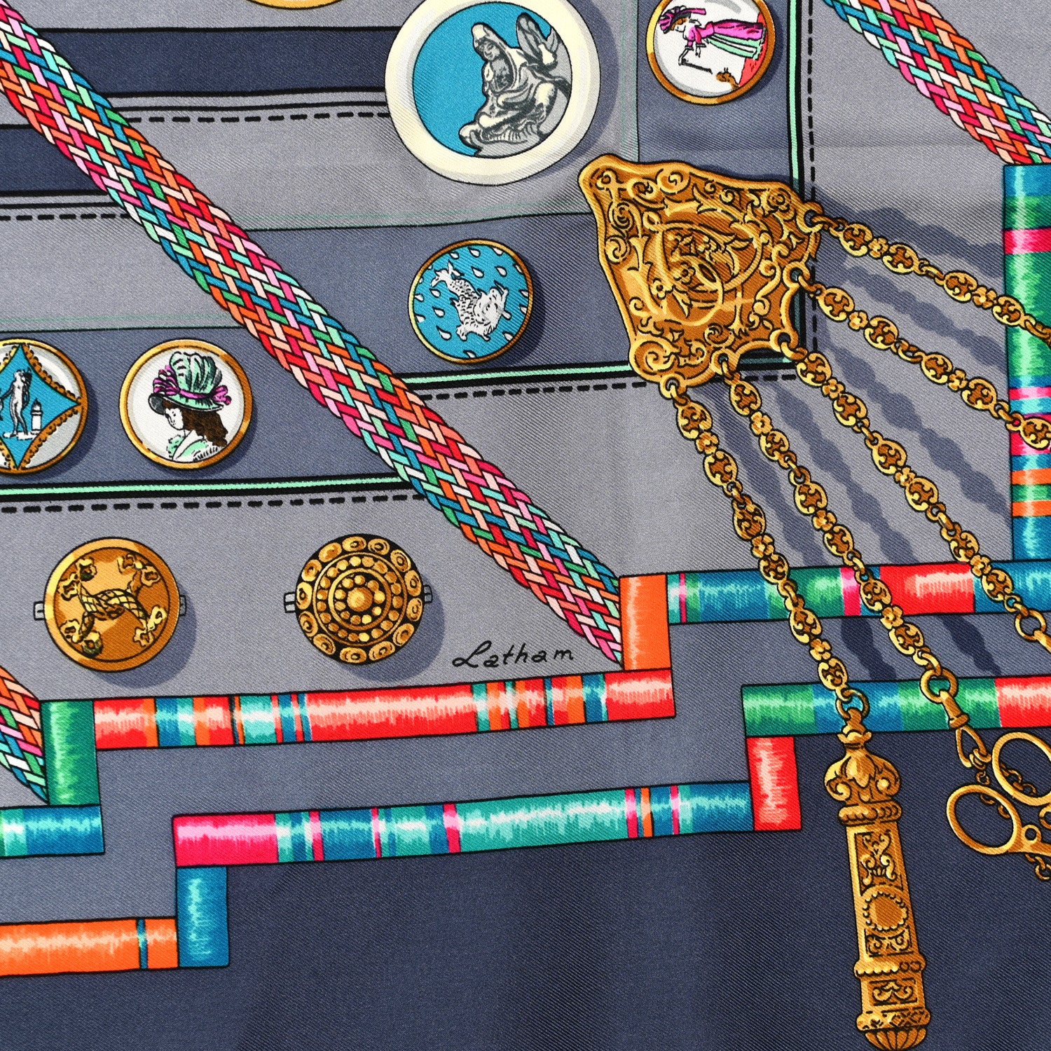 Hermes Silk Petite Main Scarf 90 3 of 7