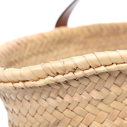 Loewe Raffia Basket Tote Bag Natural Tan 6 of 9
