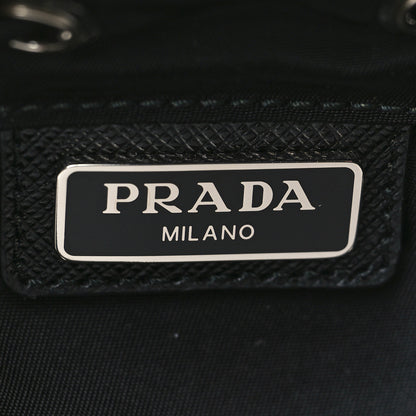 Prada Nylon Vela Drawstring Pouch Black 6 of 9