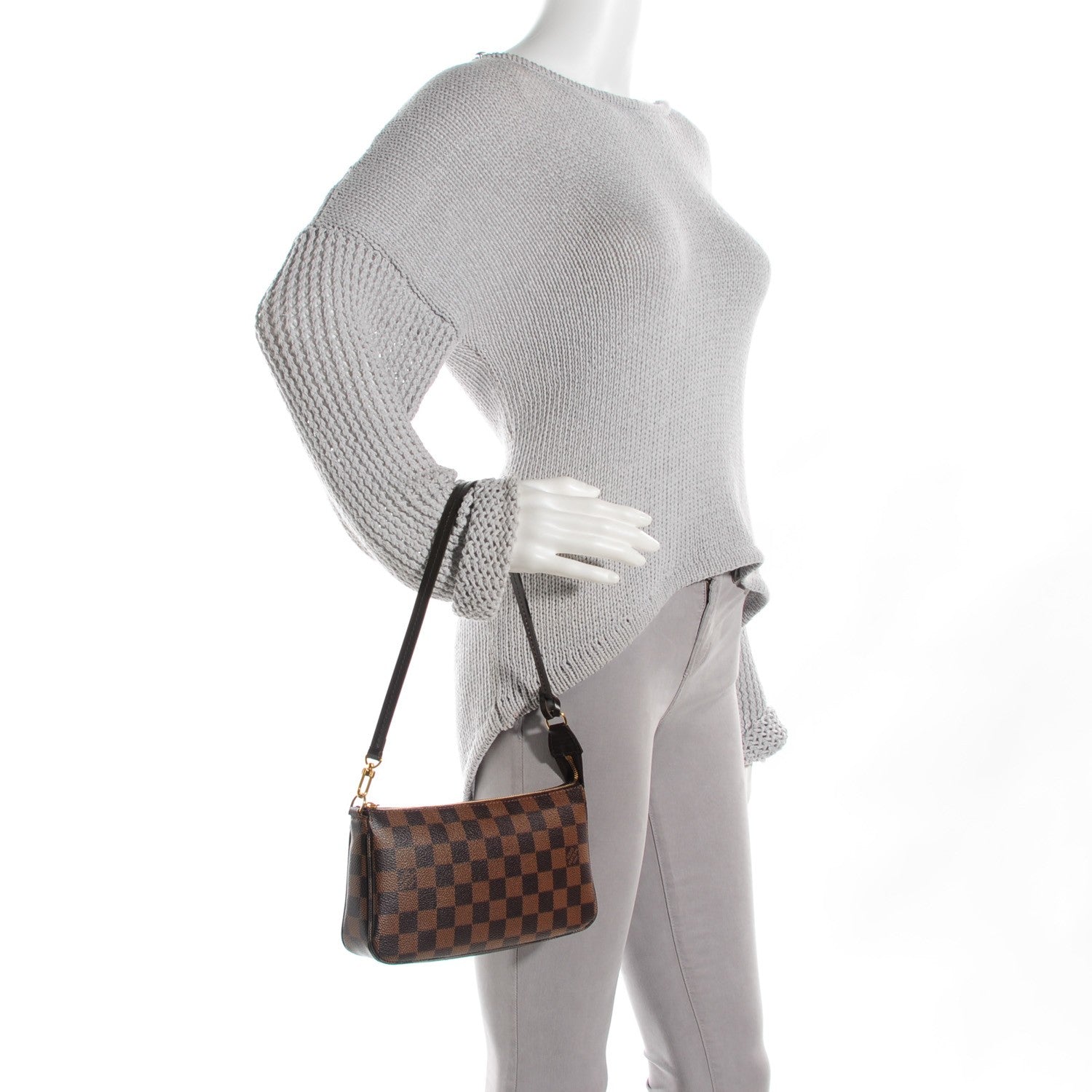 Louis Vuitton Damier Ebene Pochette Accessories NM 2 of 8