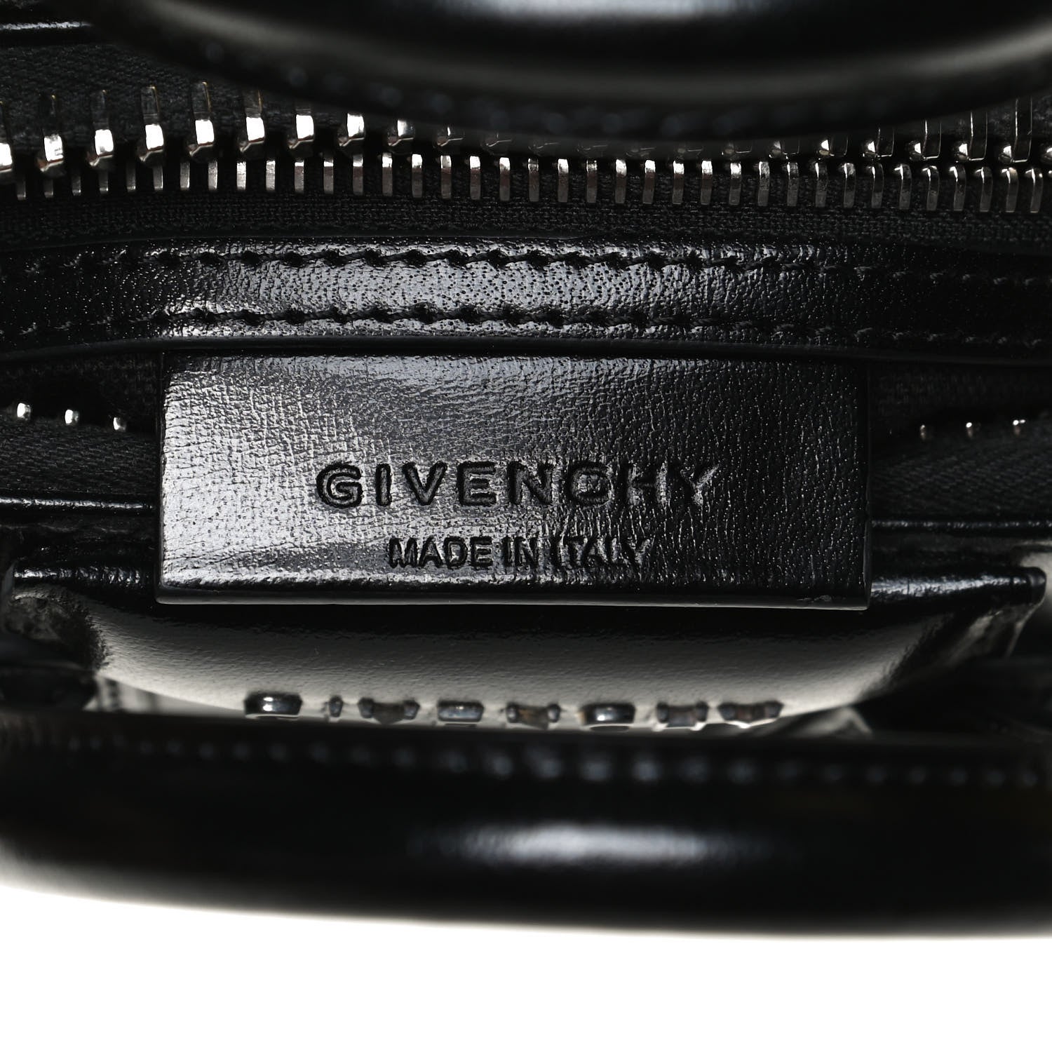 Givenchy Shiny Lord Calfskin Mini Antigona Black 6 of 12