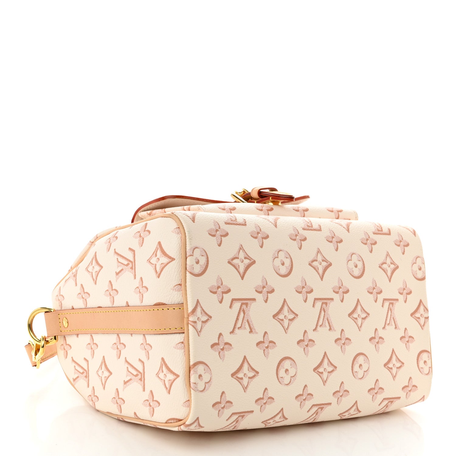 Louis Vuitton Monogram Fall for You Speedy Bandouliere 25 Beige Clair 4 of 9