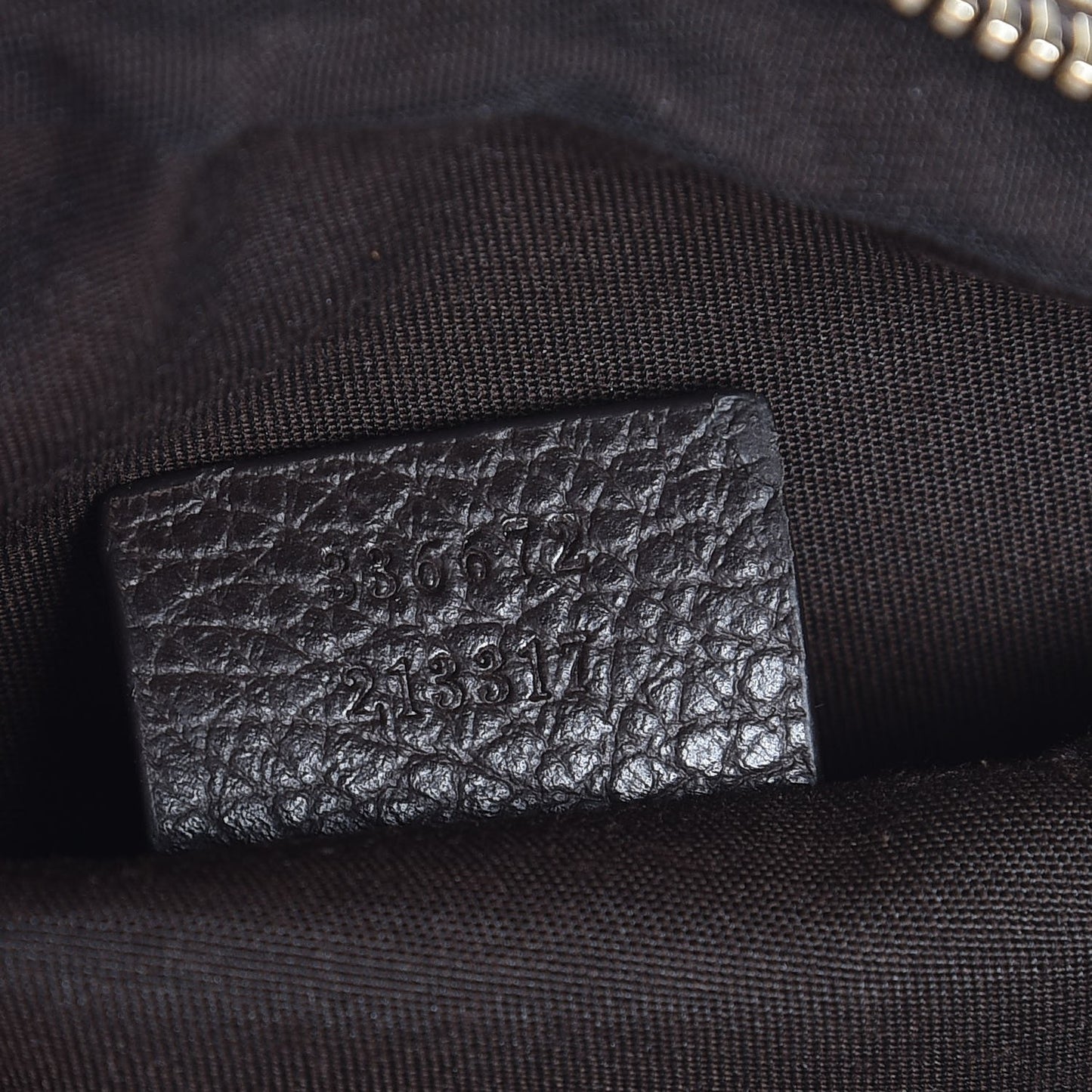 Crystal Monogram Belt Bag Brown