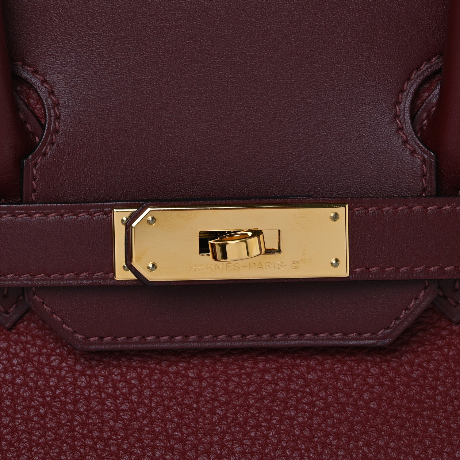 Hermes Taurillon Clemence Sombrero Birkin 30 Rouge H Rose Azalea 8 of 12