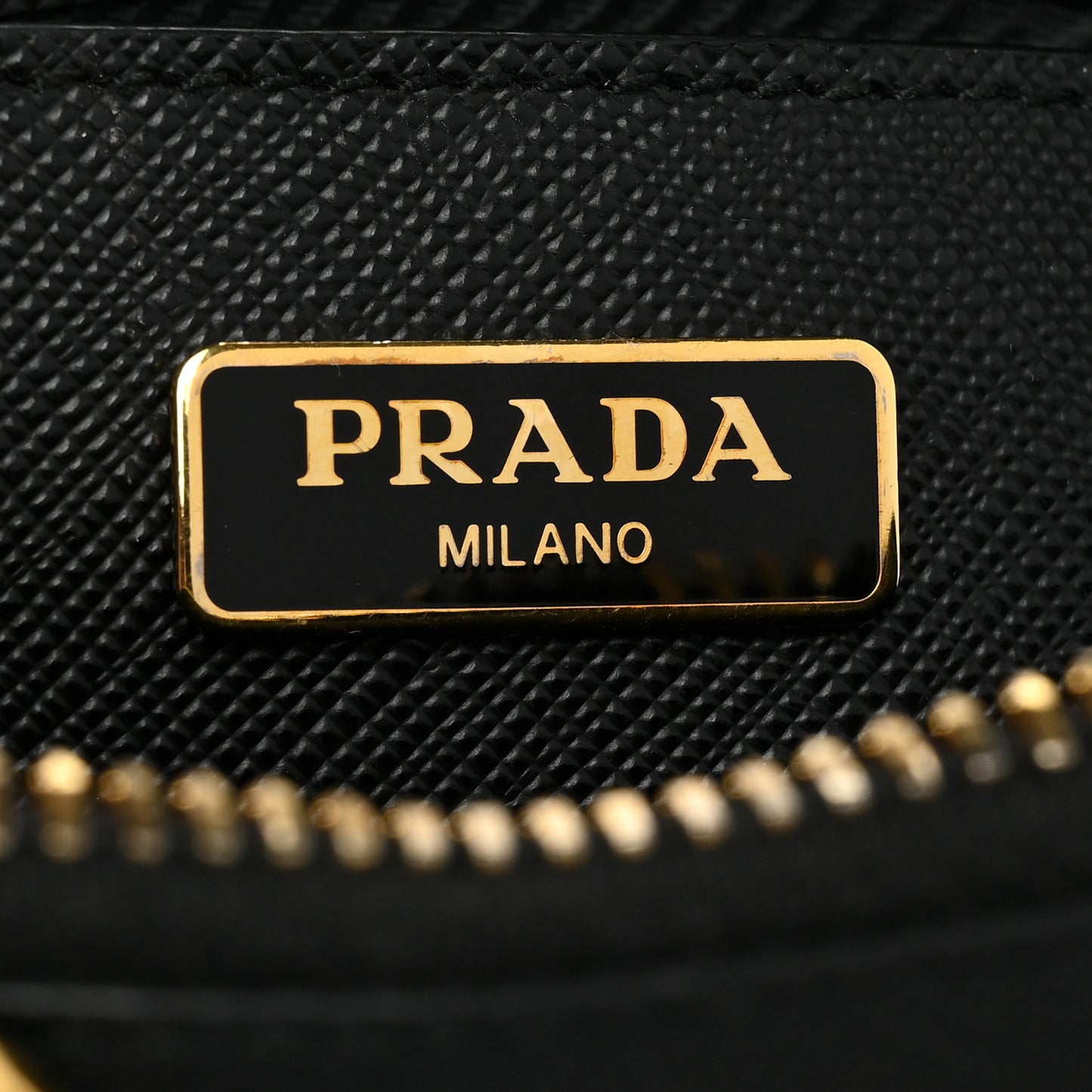 Saffiano Lux Mini Promenade Tote Black