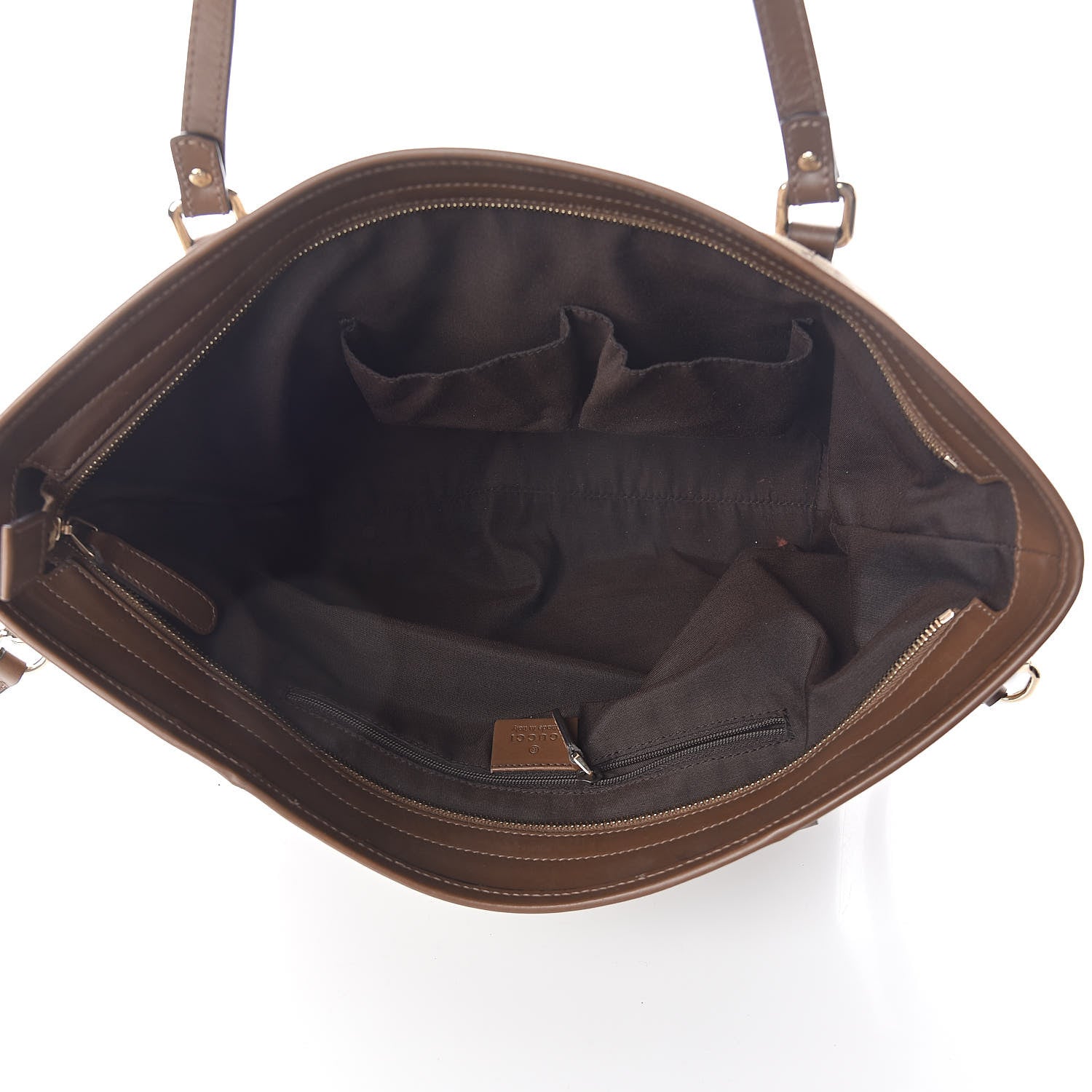 Gucci GG Supreme Monogram Medium Joy Tote Brown 5 of 9