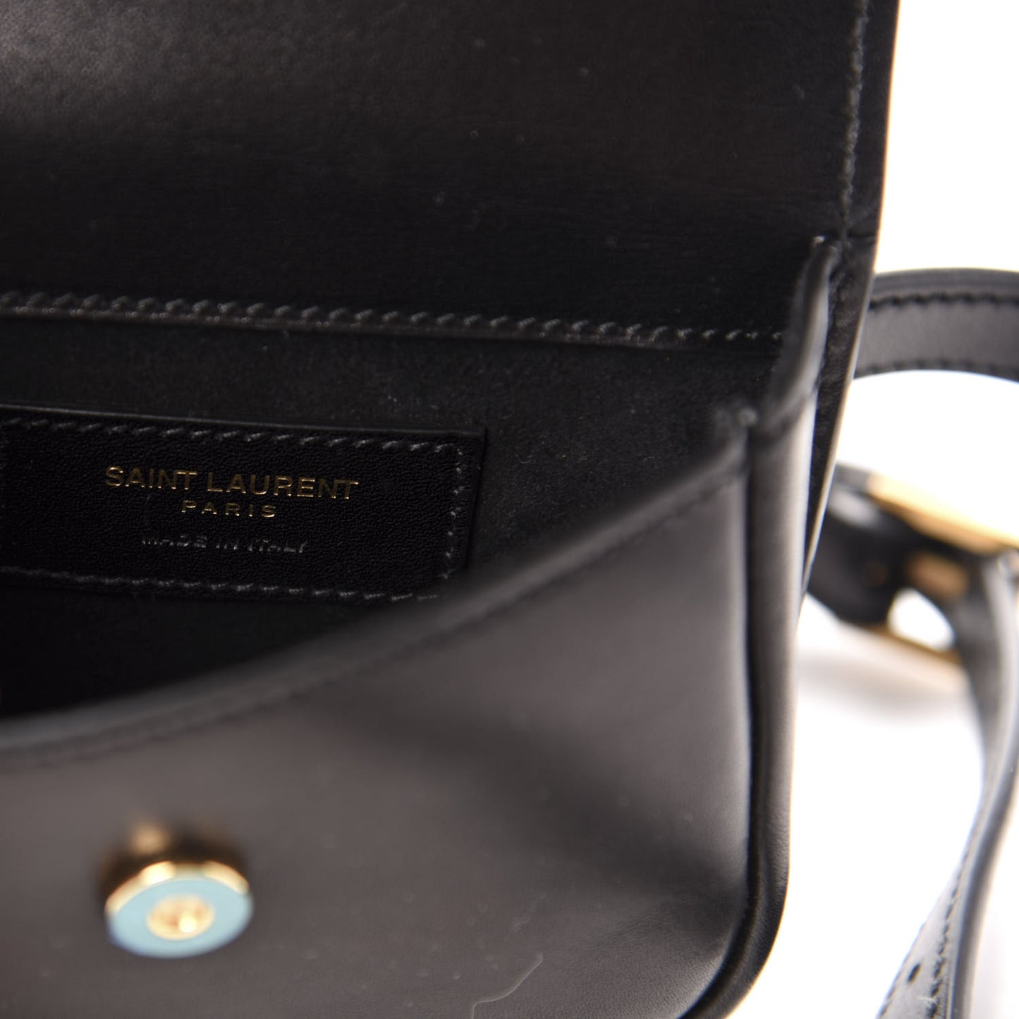 Smooth Calfskin Mini Classic Monogram Kaia Belt Black