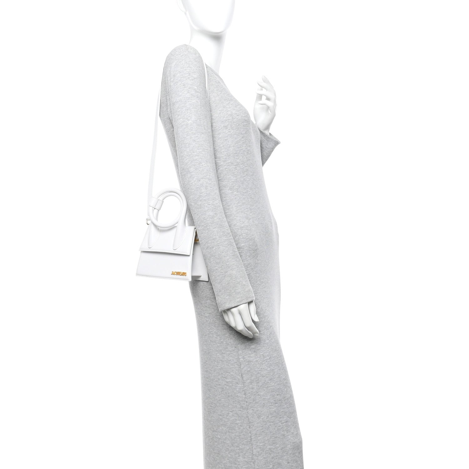 Jacquemus Smooth Calfskin Le Chiquito Noeud White 2 of 11
